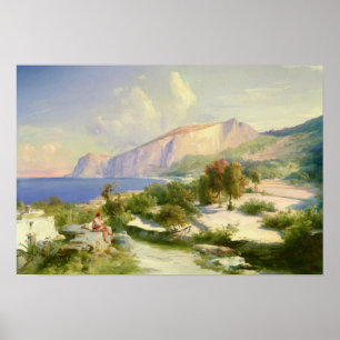 Der Jachthafen groß, Capri, c.1829 Poster