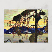 Der Jack Pine, ein berühmtes Gemälde, Postkarte (Rückseite)