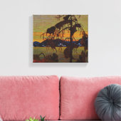 Der Jack Pine Leinwanddruck (Insitu (Wohnzimmer))