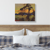 Der Jack Pine Leinwanddruck (Insitu (Schlafzimmer))