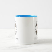 Der Jack-Russell-Tasse des Lebens bessere Zweifarbige Tasse (Mittel)