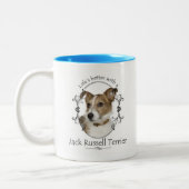 Der Jack-Russell-Tasse des Lebens bessere Zweifarbige Tasse (Links)