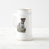 Der Jack Russell Terrier , Art Bierglas (Vorderseite Links)