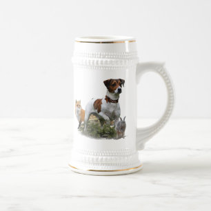 Der Jack Russell Terrier , Art Bierglas