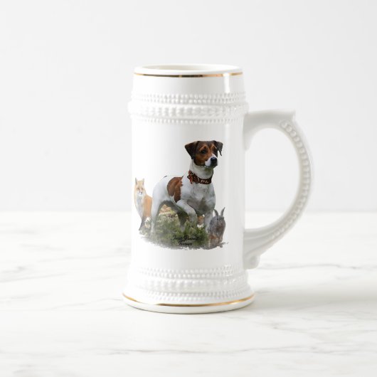 Der Jack Russell Terrier , Art Bierglas (Rechts)