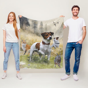 Der Jack Russell Terrier , Art Fleecedecke