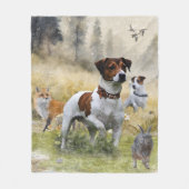 Der Jack Russell Terrier , Art Fleecedecke (Vorderseite)