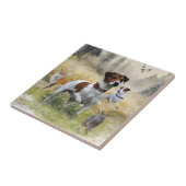 Der Jack Russell Terrier , Art Fliese (Seite)