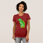 Der Jade-Katzen-T - Shirt (Vorne ganz)