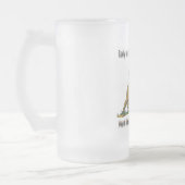 Der Jäger-Code Mattglas Bierglas (Links)