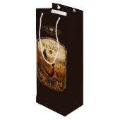Der Jäger Geschenktüte Für Weinflaschen (Rückseite Schrägansicht)