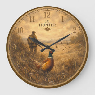 Der Jäger Große Wanduhr