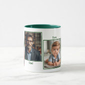 Der Jäger Grüne der Vierer-Familie wird individuel Tasse (Zentrum)