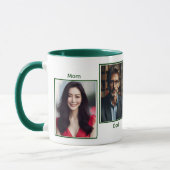 Der Jäger Grüne der Vierer-Familie wird individuel Tasse (Links)