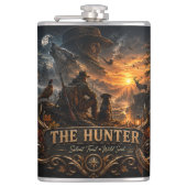Der Jäger, In die wilde Stille  Flachmann (Vorderseite)