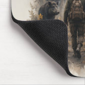 Der Jäger, In die wilde Stille  Mousepad (Ecke)