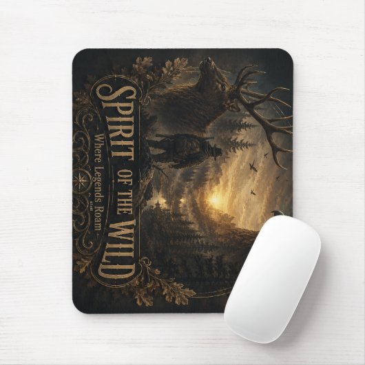 Der Jäger, In die wilde Stille  Mousepad (Mit Mouse)