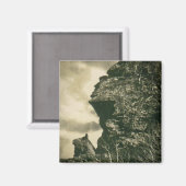 Der Jäger und sein Hund auf der Schmugglerbühne, V Magnet (Vorderseite/Rückseite)