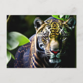 Der Jaguar - Der feurige Dschungel-Raubtier Postkarte (Vorderseite)