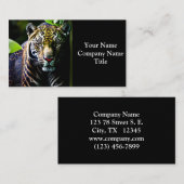 Der Jaguar - Der feurige Dschungel-Raubtier Visitenkarte (Vorne/Hinten)