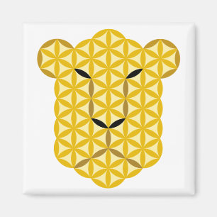 Der Jaguar des Lebens - heilige Tiere. Magnet