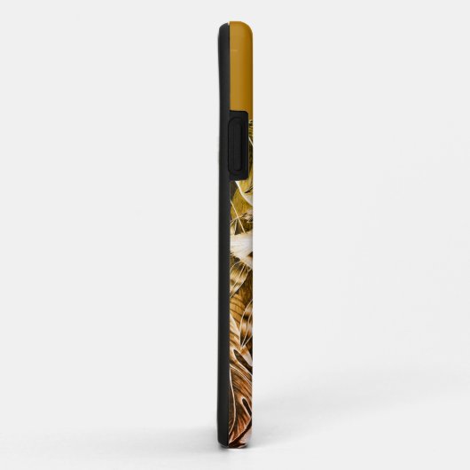 Der Jaguar (Gold/Rot) Case-Mate iPhone Hülle (Hinten/Rechts)