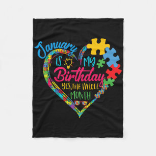 Der Januar ist mein Geburtstag Ja, der ganze Monat Fleecedecke