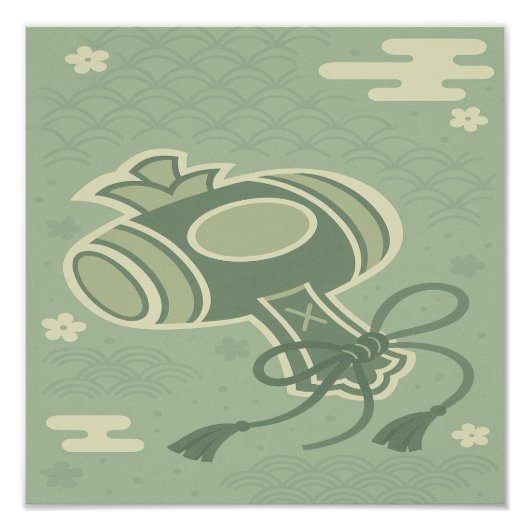 Der japanische Charme ∣ das glückliche Ballet der  Fotodruck (Vorne)