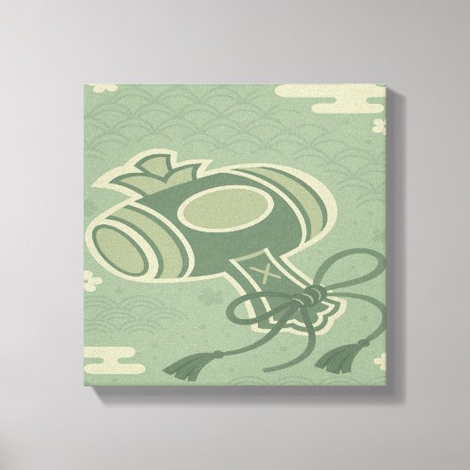 Der japanische Charme ∣ das glückliche Ballet der Leinwanddruck (Vorderseite)