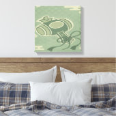 Der japanische Charme ∣ das glückliche Ballet der Leinwanddruck (Insitu (Schlafzimmer))