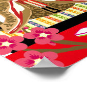 Der japanische Charme ∣ Hhina-Puppen - Feiern von  Poster (Ecke)