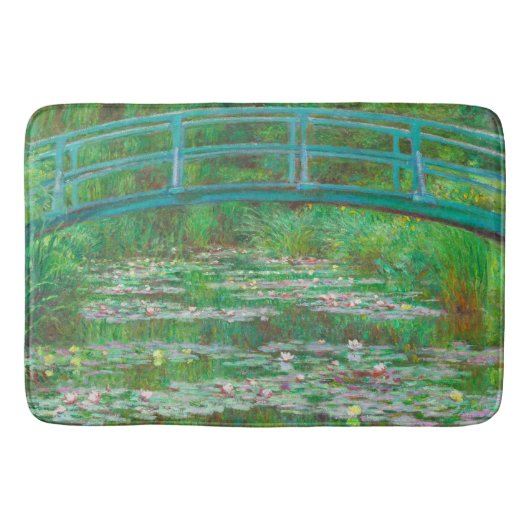 Der japanische Footbridge Monet Badematte (Vorderseite)