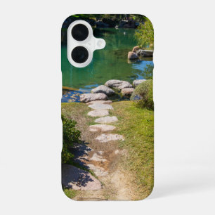 Der japanische Freundschaftsgarten iPhone 16 Hülle