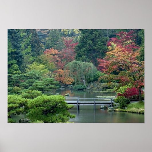 Der japanische Garten im Washington Park Poster (Vorne)