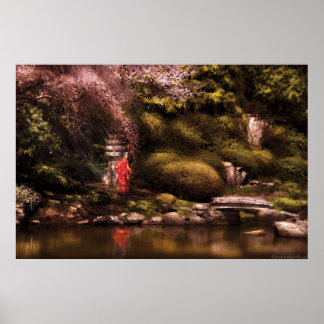 Der japanische Garten Poster