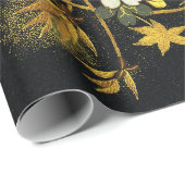 Der japanische Herbst lässt antike, klassische Kun Geschenkpapier (Rolleneckpunkt)