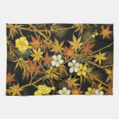 Der japanische Herbst lässt antike, klassische Kun Geschirrtuch (Horizontal)