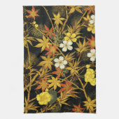 Der japanische Herbst lässt antike, klassische Kun Geschirrtuch (Vertikal)