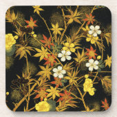 Der japanische Herbst lässt antike, klassische Kun Getränkeuntersetzer (Vorderseite)