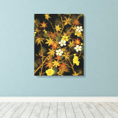 Der japanische Herbst lässt antike, klassische Kun Leinwanddruck (Insitu (Holzboden))