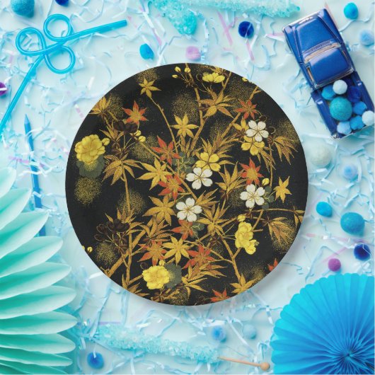 Der japanische Herbst lässt antike, klassische Kun Pappteller (Party)