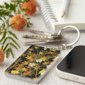 Der japanische Herbst lässt antike, klassische Kun Schlüsselanhänger (Vorderseite rechts)