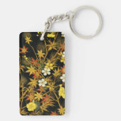 Der japanische Herbst lässt antike, klassische Kun Schlüsselanhänger (Rückseite)