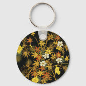 Der japanische Herbst lässt antike, klassische Kun Schlüsselanhänger (Rückseite)