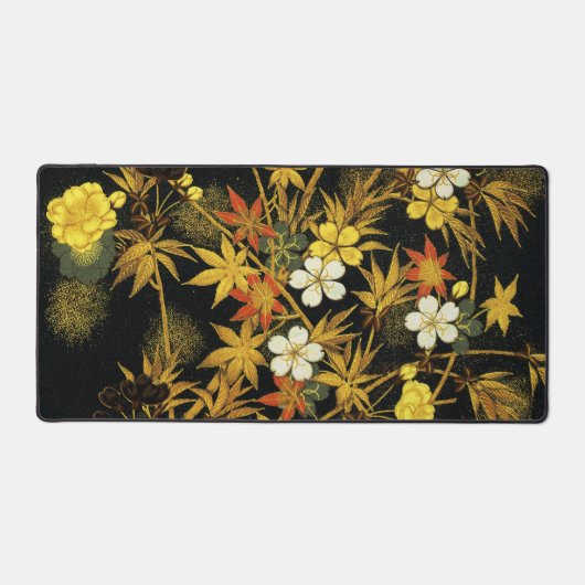 Der japanische Herbst lässt antike, klassische Kun Schreibtischunterlage (Vorderseite)