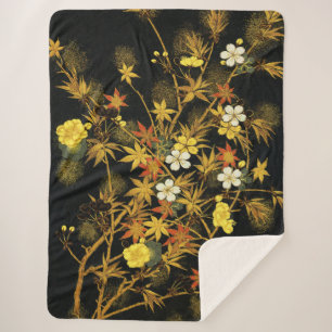 Der japanische Herbst lässt antike, klassische Kun Sherpadecke