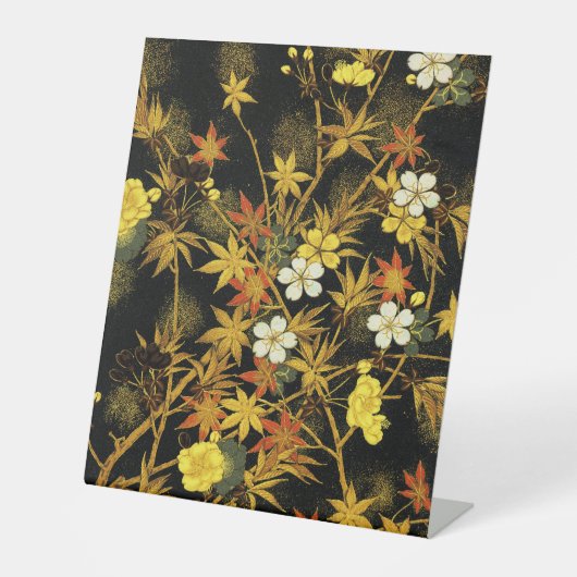 Der japanische Herbst lässt antike, klassische Kun Sockelschild (Vorderseite)