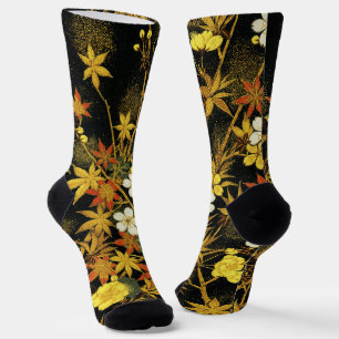 Der japanische Herbst lässt antike, klassische Kun Socken