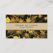 Der japanische Herbst lässt antike, klassische Kun Visitenkarte (Vorderseite)