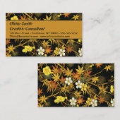 Der japanische Herbst lässt antike, klassische Kun Visitenkarte (Vorne/Hinten)